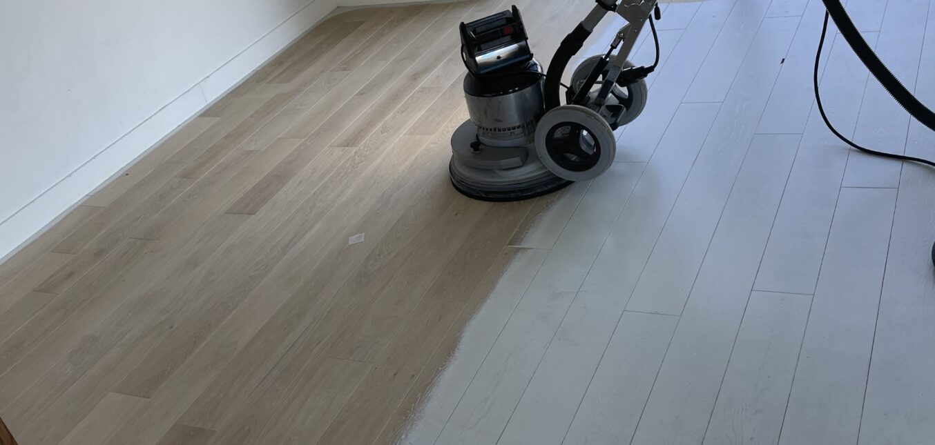 Cyklinowanie parkietu + bielenie Szczecin