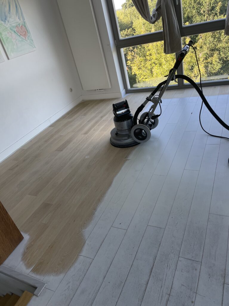 Cyklinowanie parkietu + bielenie Szczecin